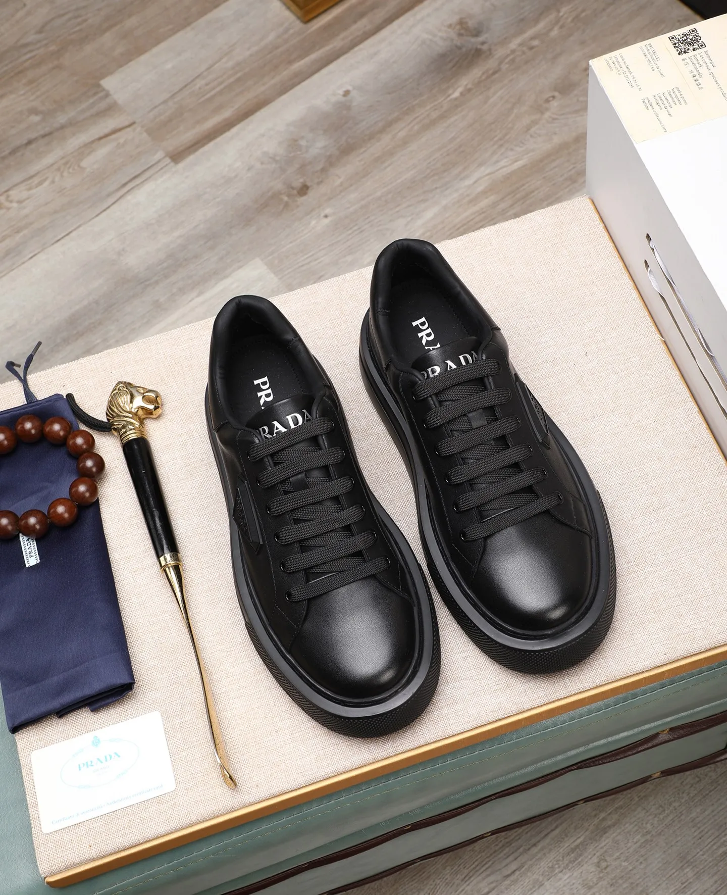 Men's shoes 💰580 [PRADA] Popular items in men's shoe counters, synchronized with the official website, high-quality shipments ✔️Original cowhide + cowhide lining, 1🆚1 replica, original original outsole, 38-45 (customized for 45, non-refundable)